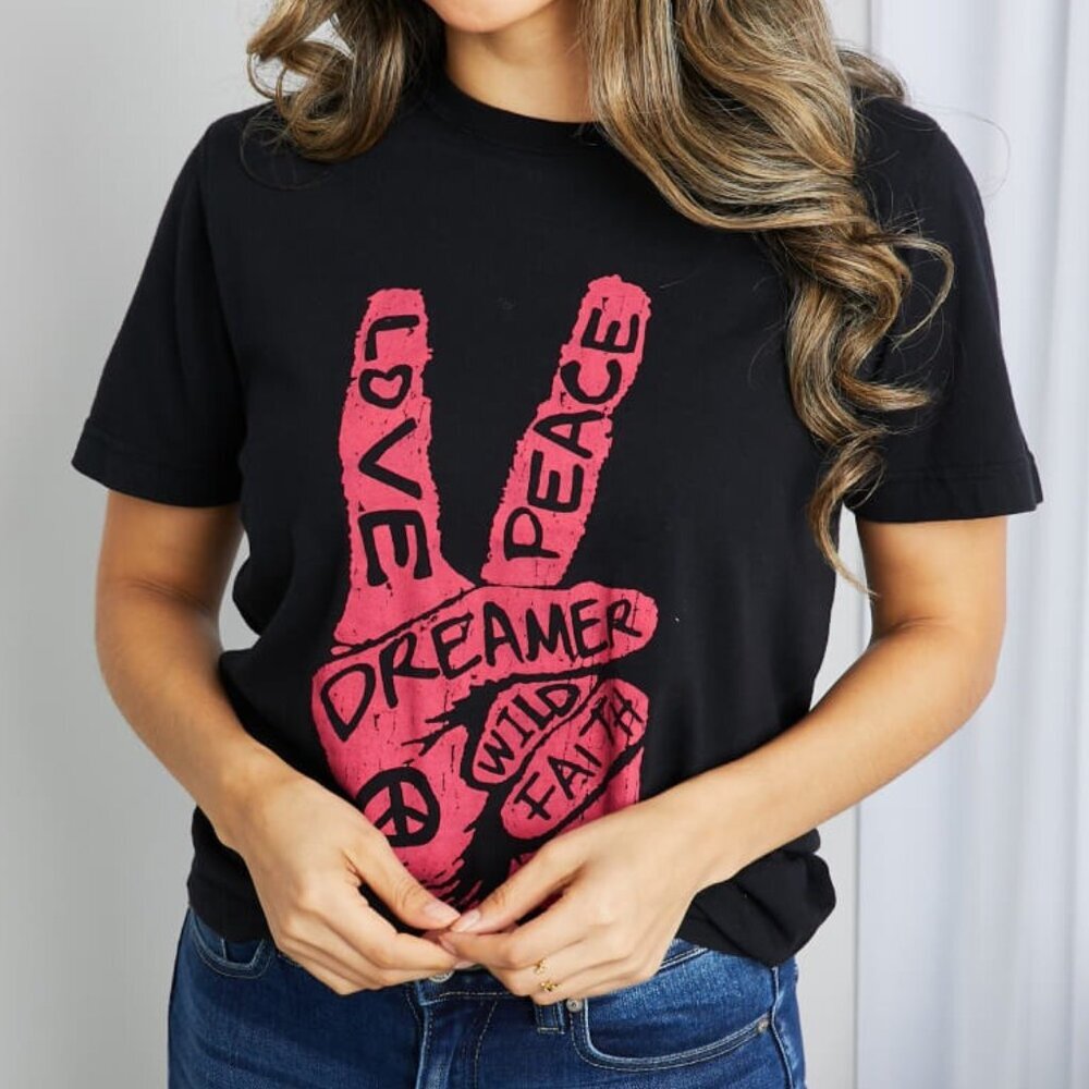NWT mineB Full Size Graphic Tunic T-Shirt